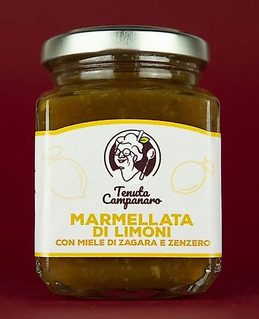 Marmellata di limoni con miele di zagara e zenzero