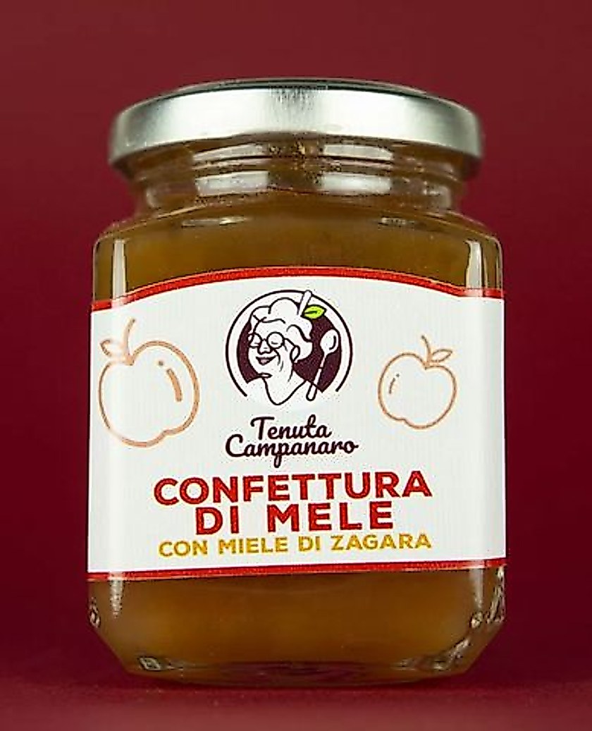 Confetture di mele dell'Etna con miele di zagara